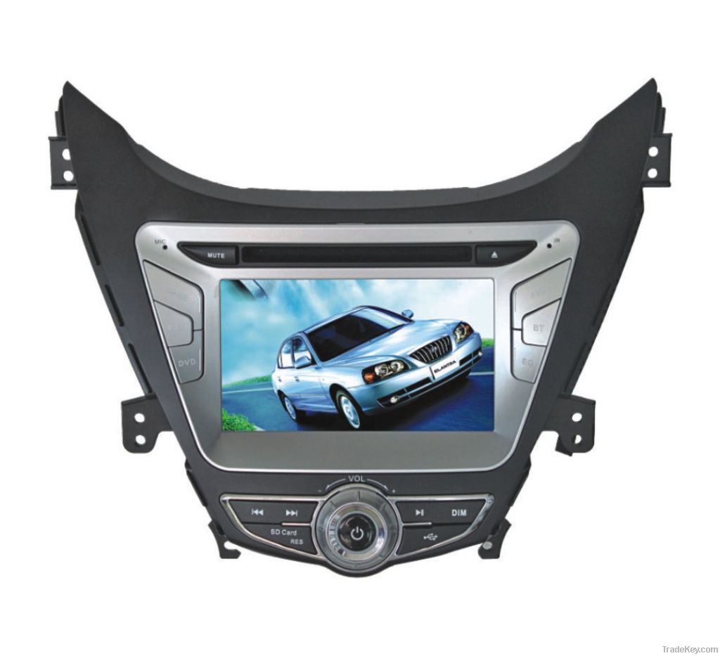 Car GPS DVD Player for Hyundai Elantra 2012 With Bluetooth