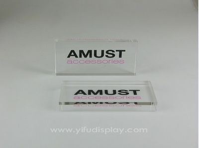 Acrylic nameplate (L031)