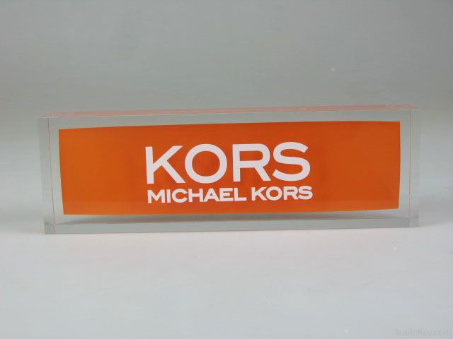 Forsted Acrylic nameplate (L032)