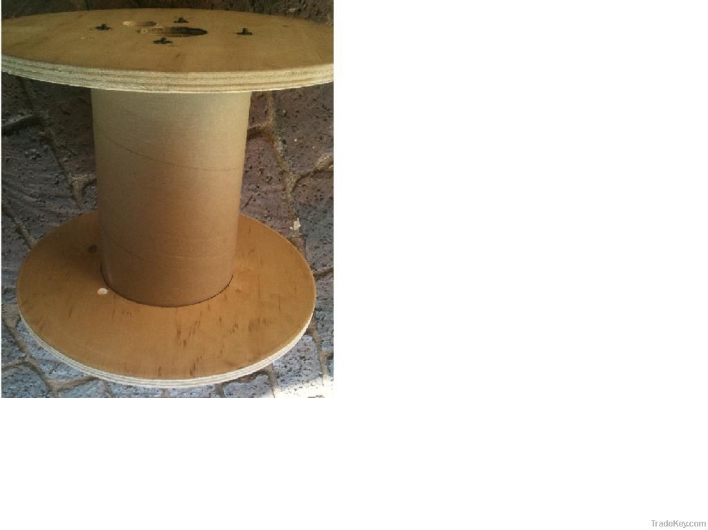 Wooden cable drums