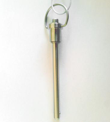 quick release pin, ball lock pin