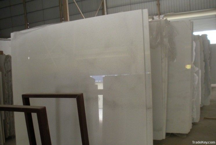 white marble tile slab