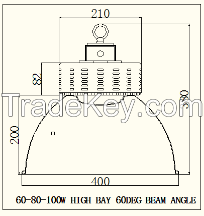 80W led high bay lighting 100w led high bay lighting