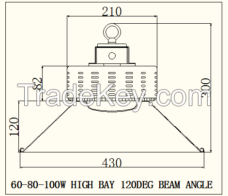 80W led high bay lighting 100w led high bay lighting