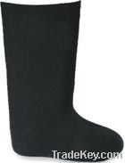 Valenki 100% wool winter boots black, Russian Traditional Footwear