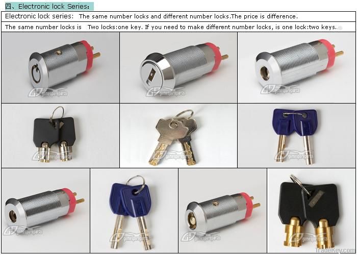 27cm slot machine Electronic cam lock