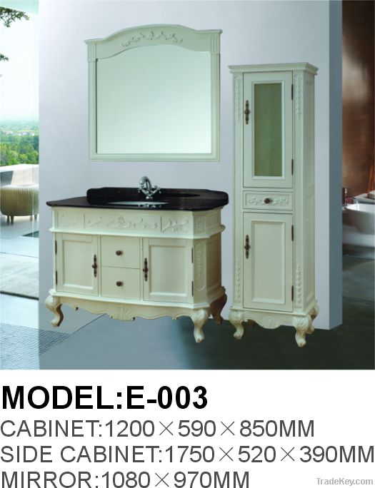 Antique Wooden Bathroom Cabinet E-001