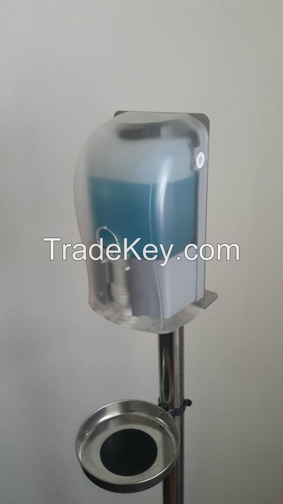 Touch-less foam soap dispenser