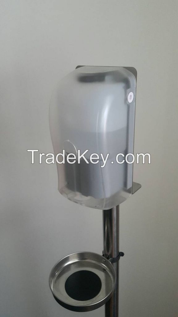 Touch-less liquid soap dispenser