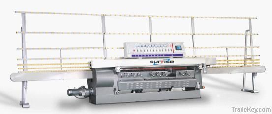 Glass straight line beveling machine