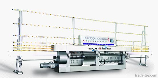 Glass straight line angle changing machine