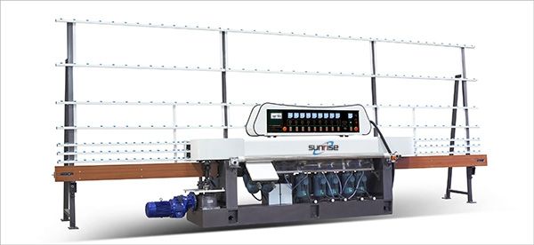 Glass straight line edging machine