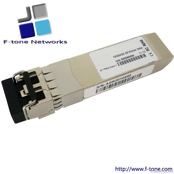 SFP+, 10Gb/s, 10GBase-SR, MMF, 850nm, 330m