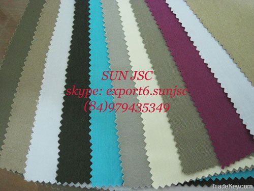 cotton fabric, spandex, PC 65 35