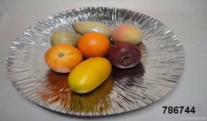 Aluminum Metal Decorative Fruit Plate