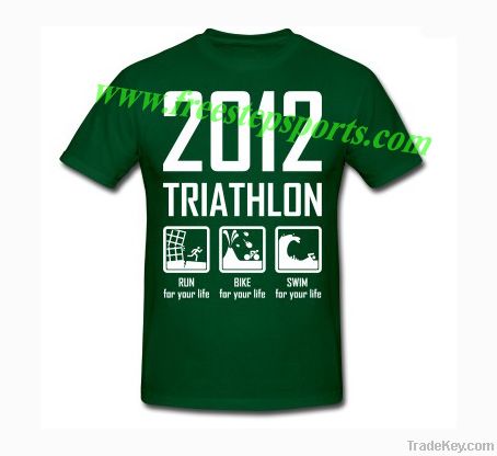 Triathlon T shirt with sublimation printing