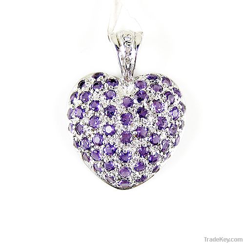 Wholesale gemstone pendant necklace  charm pendant