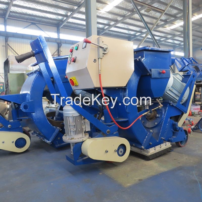 Portable shot blasting machine