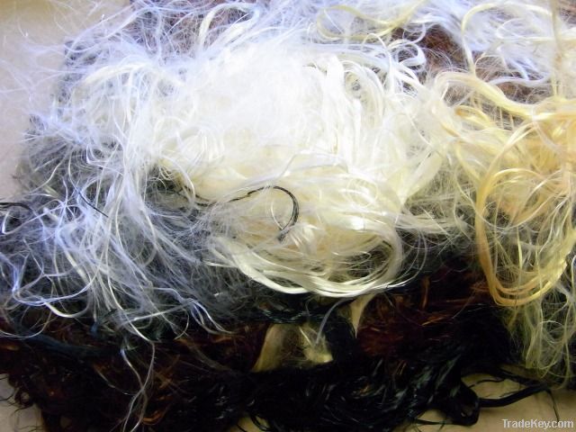 Acrylic fiber waste