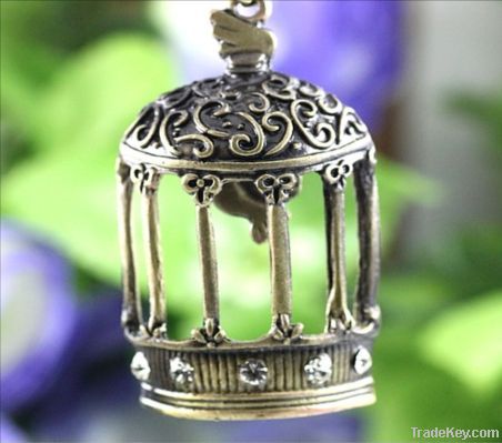 Bronze&Acirc;&nbsp;Birdcage&Acirc;&nbsp;Alloy&Acirc;&nbsp;Pendant