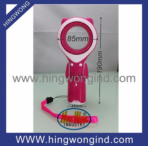 Cute children gift cartoon portable mini bladeless fan con air