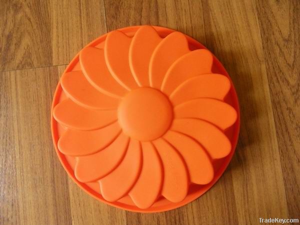 silicone flower baking pan