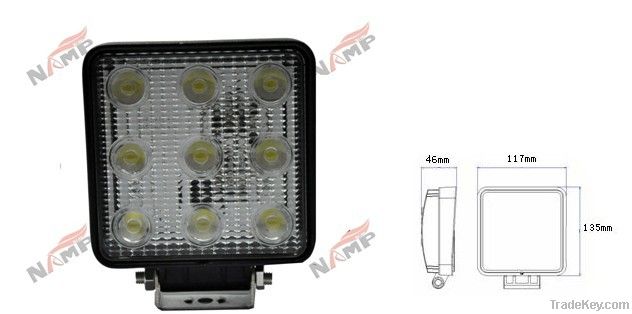 IP68 27W LED work light