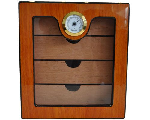 wooden cigar humidor