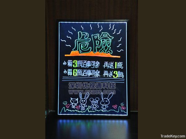 led writing board, led fluoresecent board, led ad board