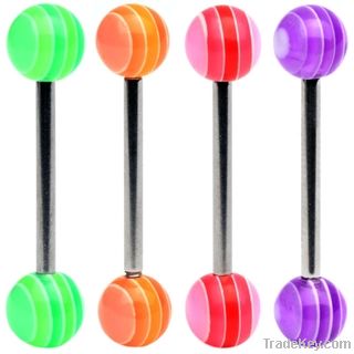 uv tongue rings