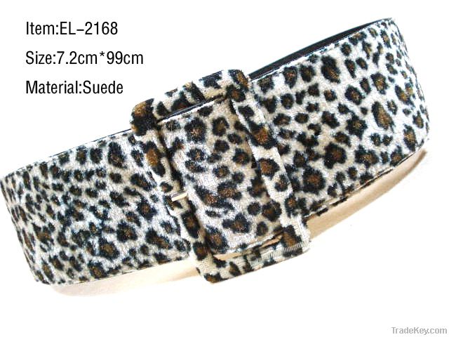 Leopard fashion belts for women's