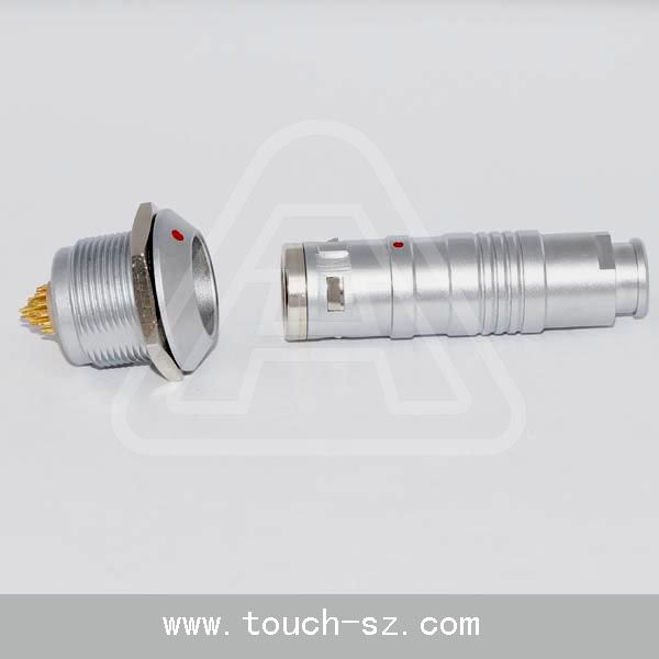 Waterproof self-locking type air plug connector