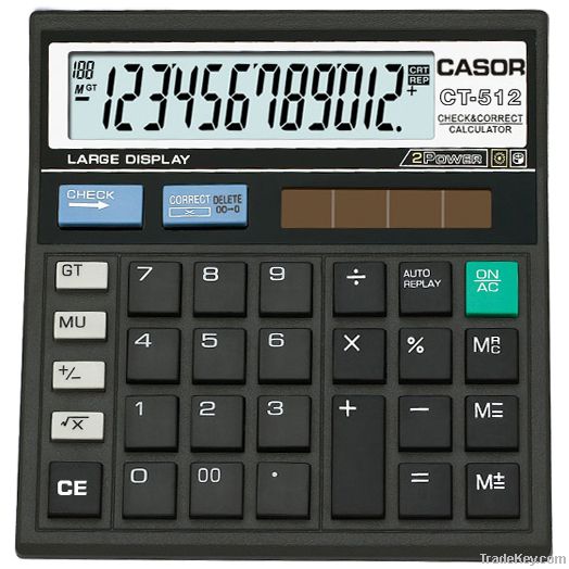 Solar Office Calculator CT-512