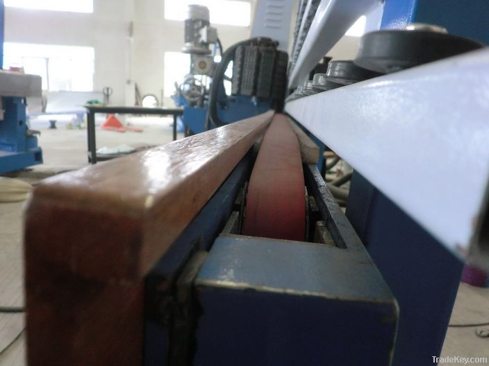 Glass straight line beveling machine