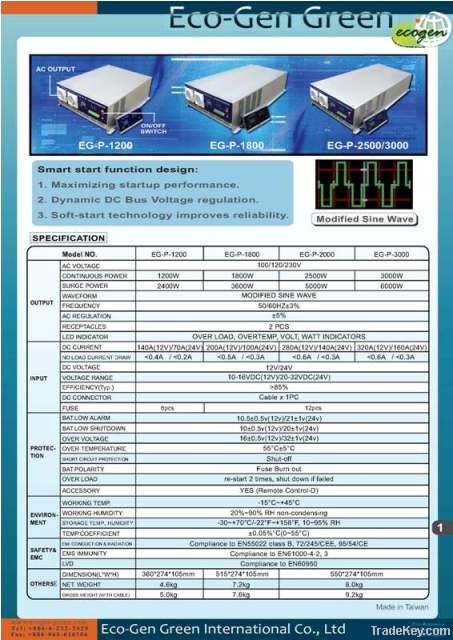 Pure Sine Wave Inverter