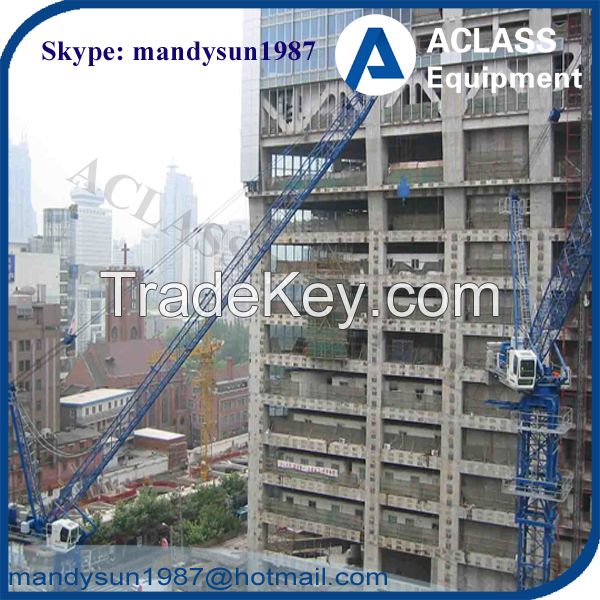 Supply QTD125 10t Self-erecting Luffing Jib Tower Crane