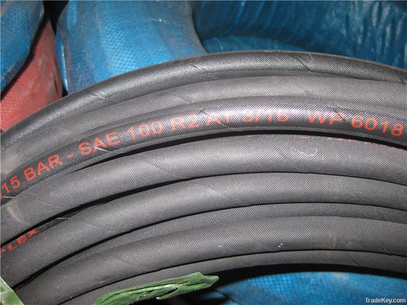 Wire Braid Hydraulic Hose: SAE 100 R2AT/DIN EN 853 2SN STANDARD