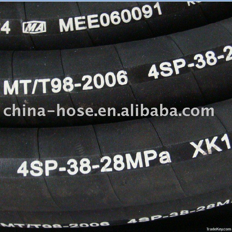 Wire Spiral Hydraulic Hose: DIN EN856 4SP STANDARD2SN STANDARD