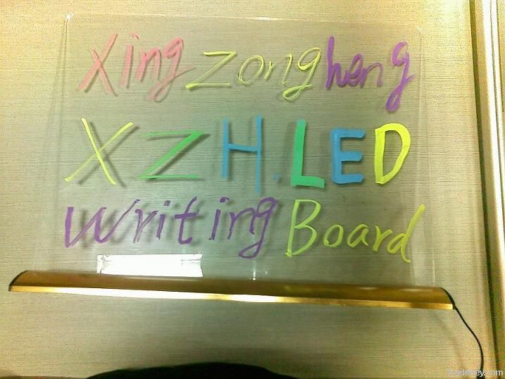 handwriting fluorescent board