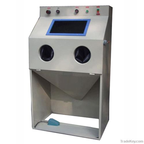 Suction dry sandblast cabinet