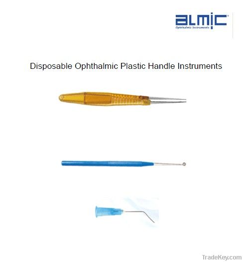 ophthalmic disposable plastic handle instruments