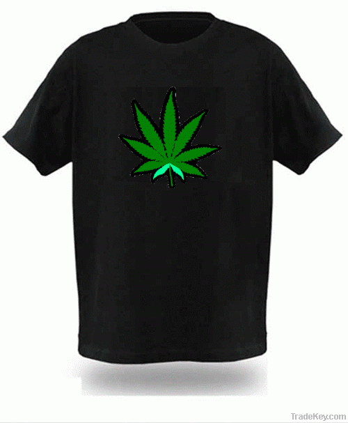 2011 New design EL flashing T-shirt