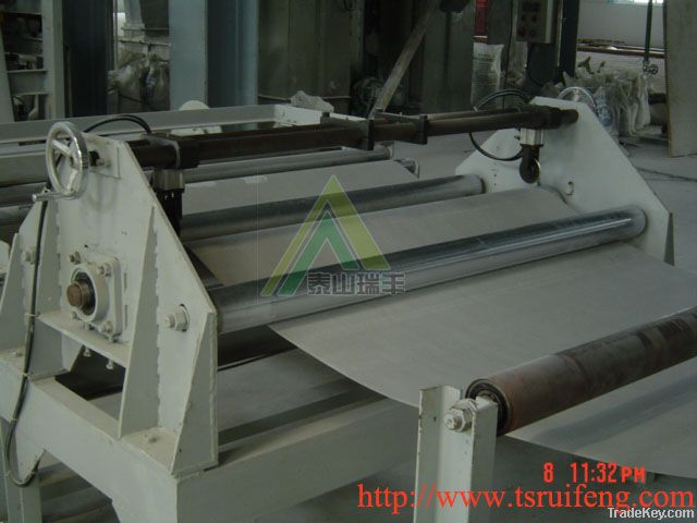 Gypsum board production line