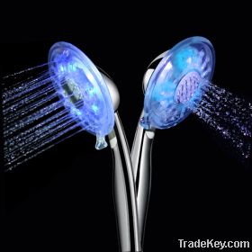 colorful led shower head