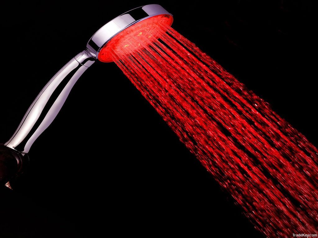 led head shower head