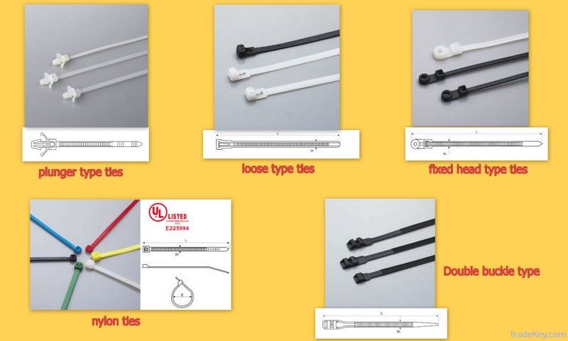 any colors nylon cable tie(ISO9001)