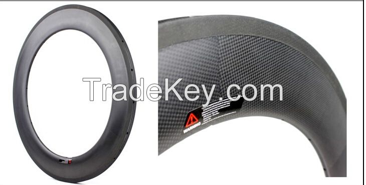 88mm Tubular Carbon Bicycle Rim