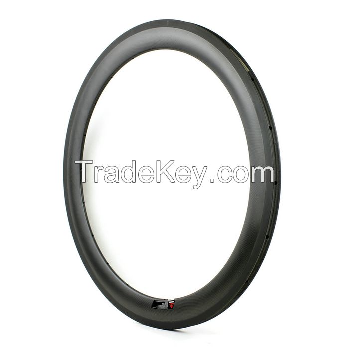 60mm Carbon Road Tubular Bicycle Wheel