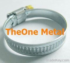 German type worm drive hose clamp