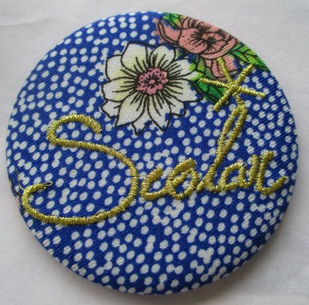 Tinplate button badge